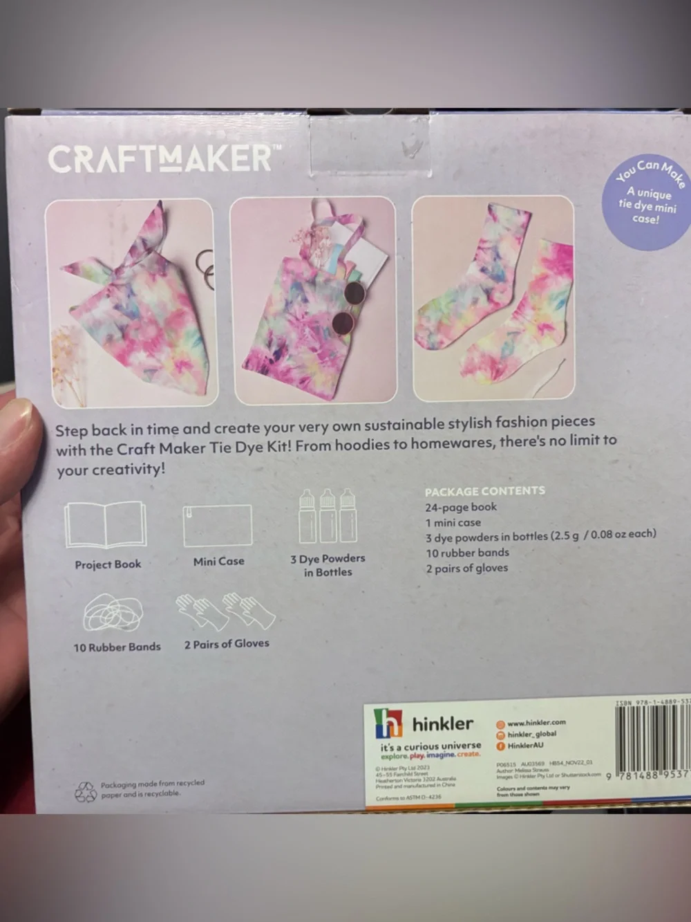 Tate* New! Make up Bag Tie Dye Kit - Picture 3 of 3